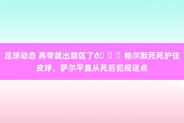 足球动态 再带就出禁区了😂帕尔默死死护住皮球，萨尔平直从死后犯规送点