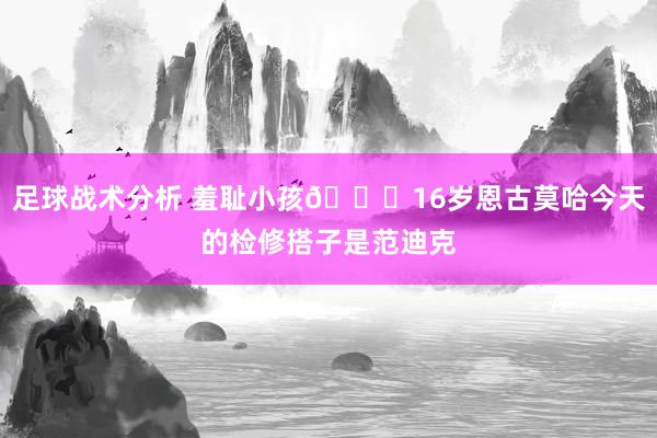 足球战术分析 羞耻小孩😂16岁恩古莫哈今天的检修搭子是范迪克